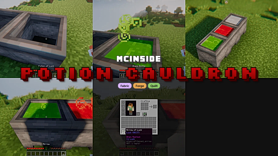 Potion Cauldron Mod for Minecraft