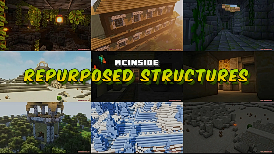 Repurposed Structures Mod for Minecraft