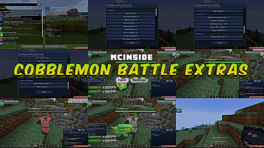 Cobblemon Battle Extras Mod for Minecraft