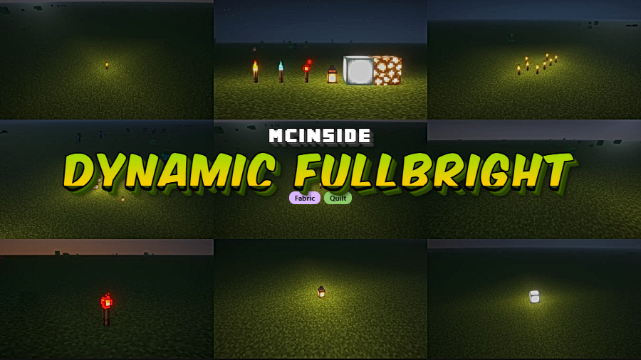 Dynamic Fullbright Mod for Minecraft