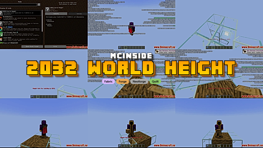 2032 World Height Mod for Minecraft