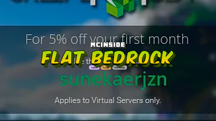 Flat Bedrock Mod for Minecraft