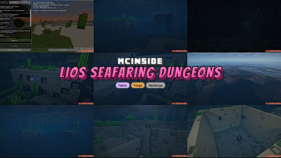 Lios Seafaring Dungeons Mod for Minecraft
