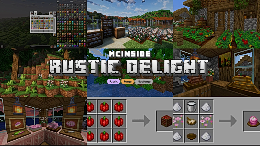 Rustic Delight Mod for Minecraft