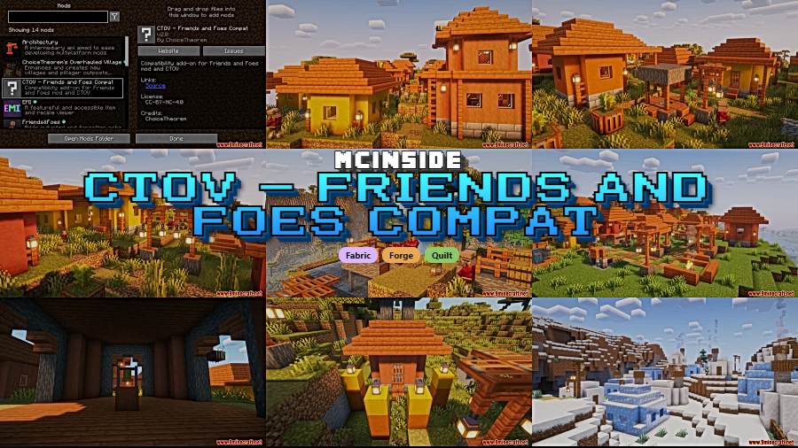 CTOV - Friends and Foes Compat Mod for Minecraft
