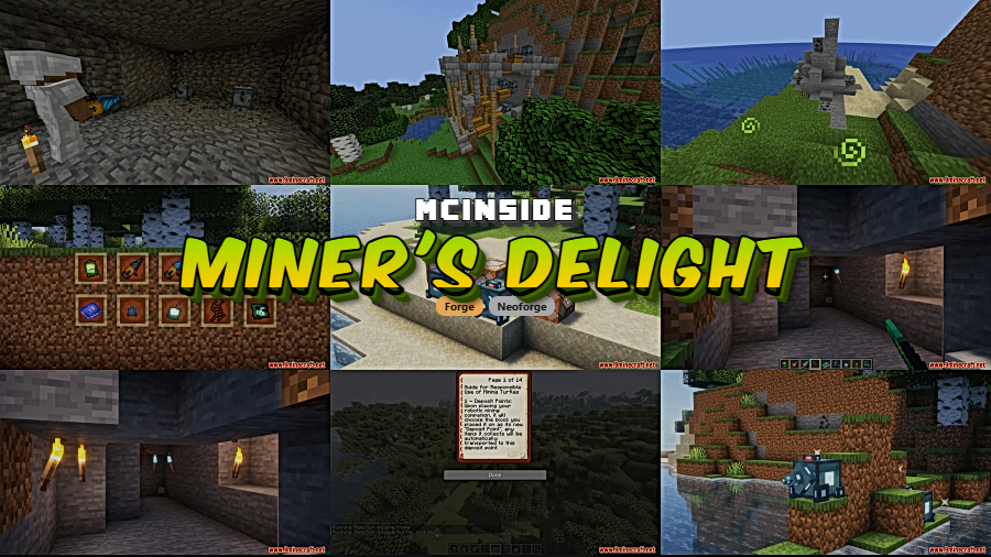 Miner's Delight Mod for Minecraft