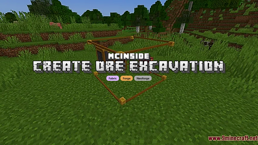 Create Ore Excavation Mod for Minecraft