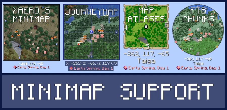 SeasonHud-Fabric Mod (1.21.11) Screenshot