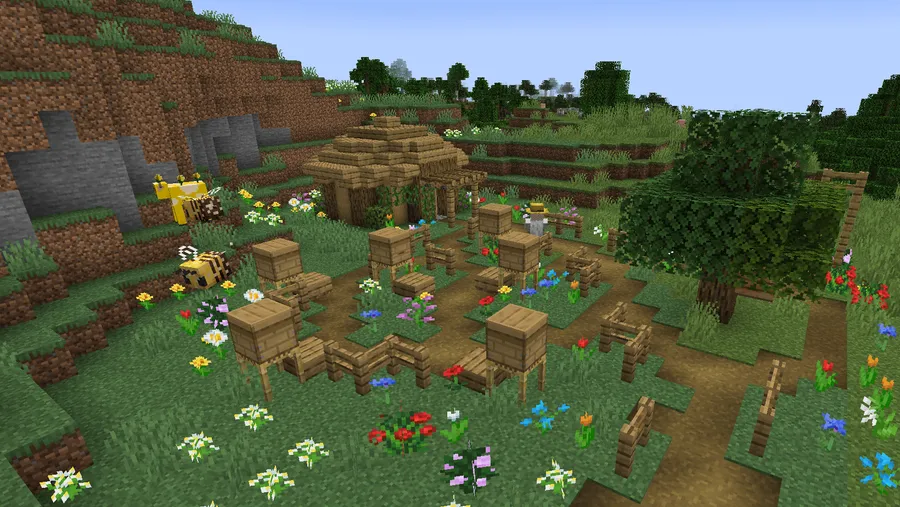 Friends&Foes - Beekeeper Hut (Fabric/Quilt) Mod (1.21.11) Screenshot