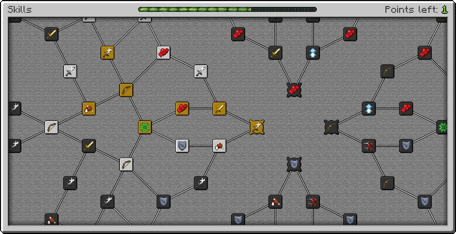Pufferfish's Skills Mod (1.21.11) Screenshot
