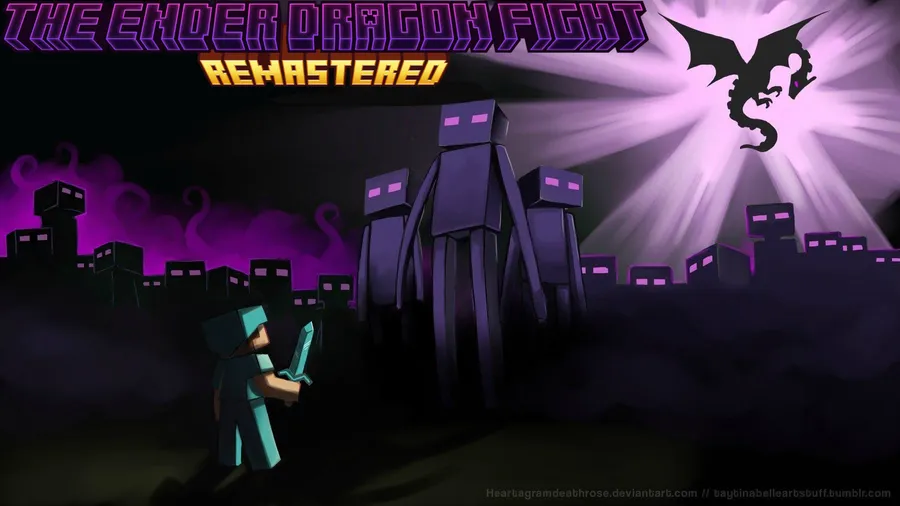 Ender Dragon Fight Remastered Mod (1.21.8) Screenshot
