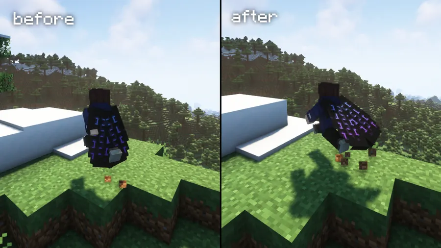 Elytra Physics Mod (1.21.11) Screenshot