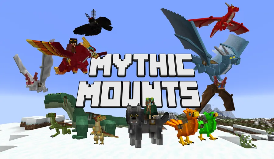 Mythic Mounts Mod (1.20.1) Screenshot