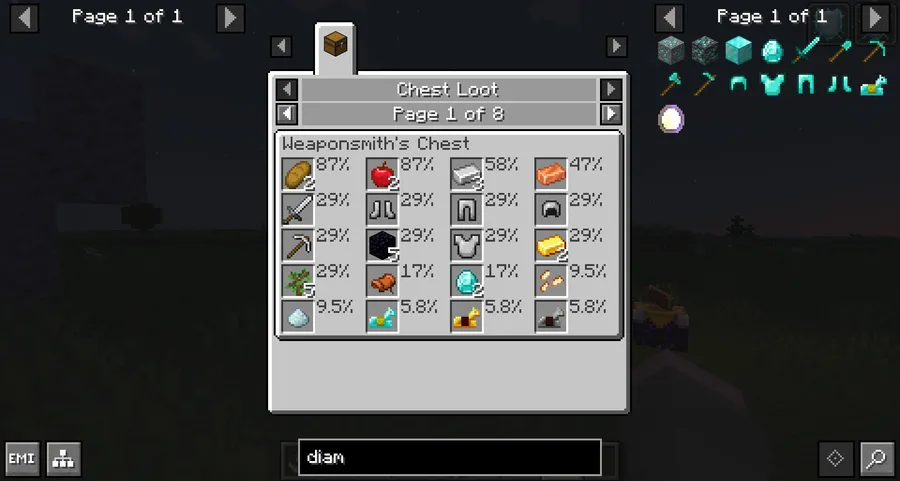 EMI Loot Mod (1.21.1) Screenshot