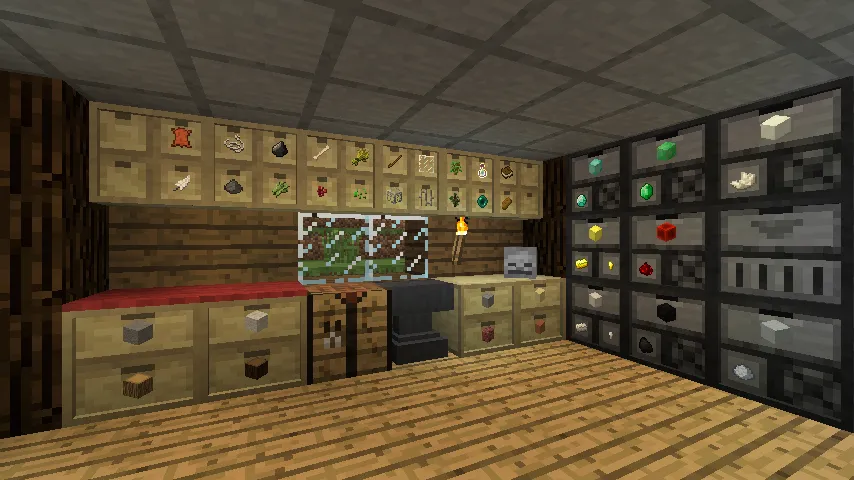 Storage Drawers Mod (1.21.11) Screenshot