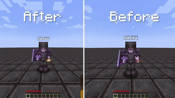 Shield Fixes Mod (26.1.1) Screenshot