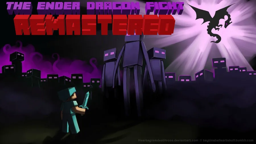 Ender Dragon Fight Remastered Mod (1.21.8) Screenshot