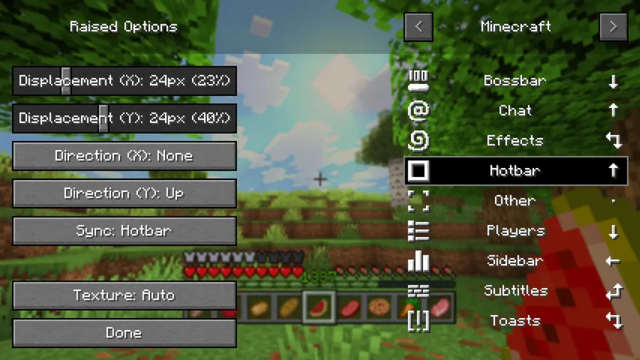 Raised Mod (26.1.1) Screenshot