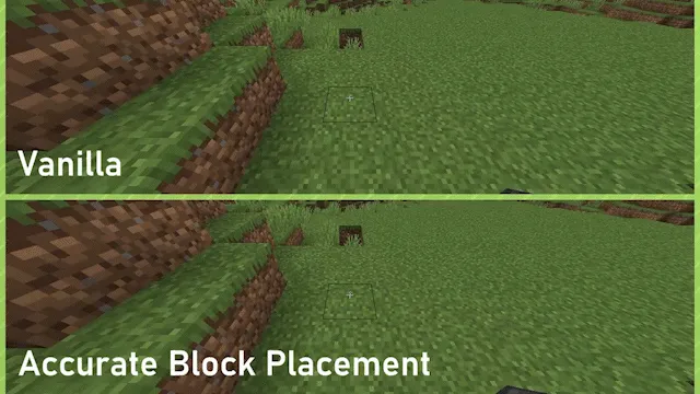 Accurate Block Placement Reborn Mod (26.1.1) Screenshot