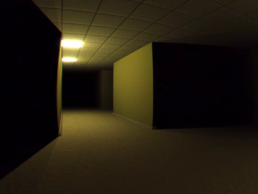 Minecraft Backrooms Found Footage Mod (1.20.1) Screenshot