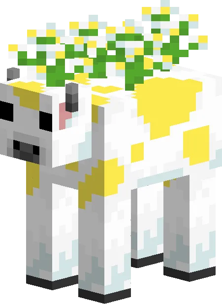 Friends&Foes - Flowery Mooblooms (Forge/NeoForge) Mod (1.21.11) Screenshot