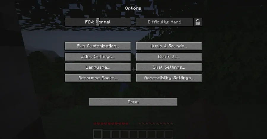 Difficulty Lock Mod (26.1) Screenshot