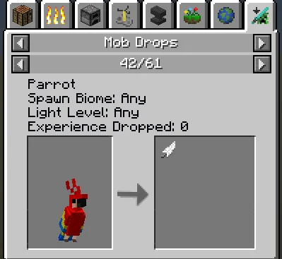 Just Enough Resources (JER) Mod (1.21.11) Screenshot