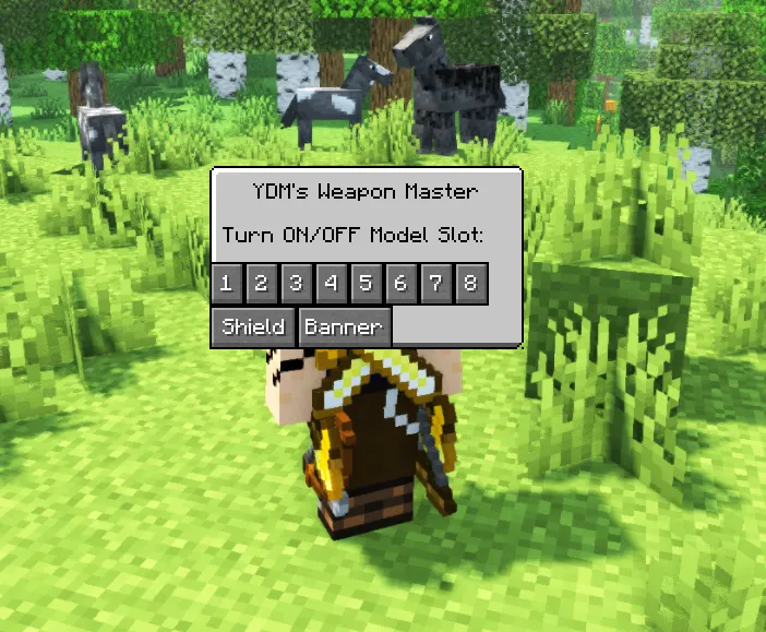 YDM's Weapon Master Mod (1.21.11) Screenshot