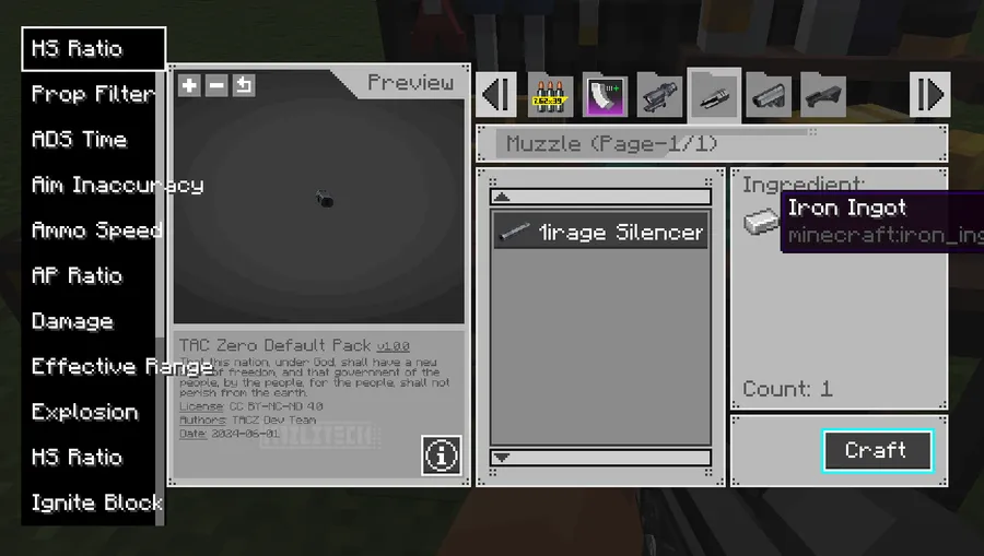 TaCZ addon Mod (1.20.6) Screenshot