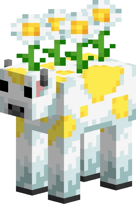 Friends&Foes - Flowery Mooblooms (Forge/NeoForge) Mod (1.21.11) Screenshot