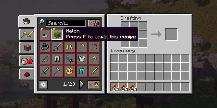 Better Recipe Book Mod (1.21.1) Screenshot