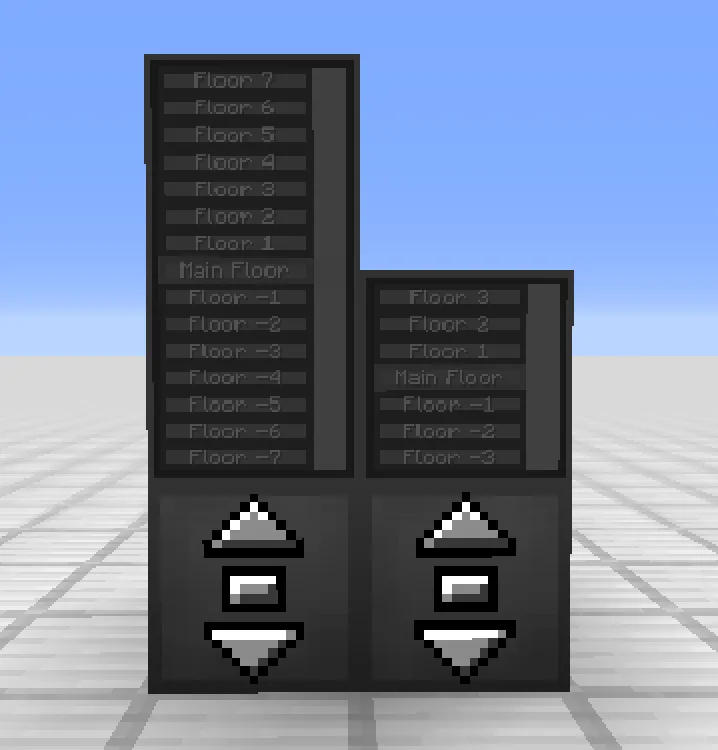 Moving Elevators Mod (1.21.11) Screenshot