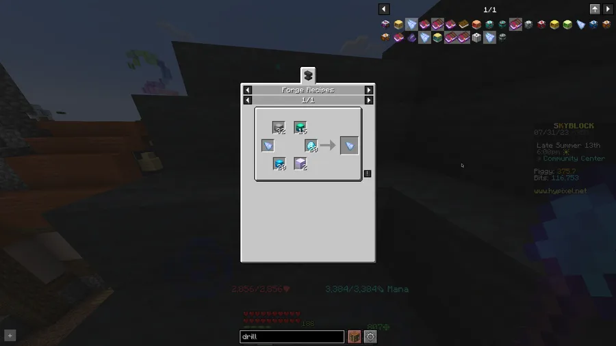 Firmament for Hypixel SkyBlock Mod (1.21.11) Screenshot