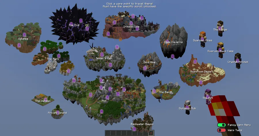 SkyblockAddons Unofficial Mod (26.1.1) Screenshot