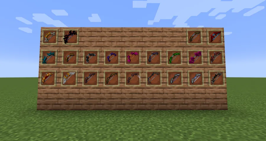 MC Dungeons Weapons Mod (1.20.1) Screenshot