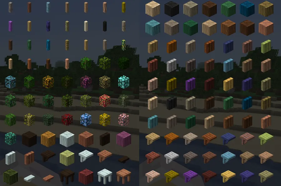 Every Compat (Wood Good) Mod (1.21.1) Screenshot