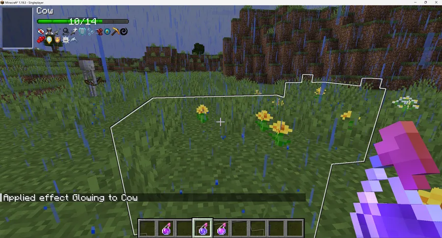 TslatEntityStatus Mod (1.21.11) Screenshot