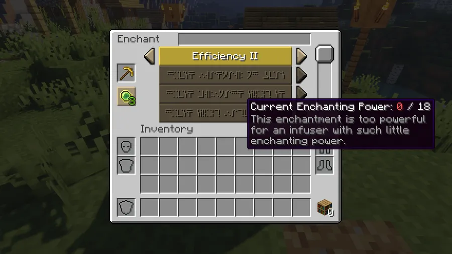 Enchanting Infuser Mod (1.21.11) Screenshot