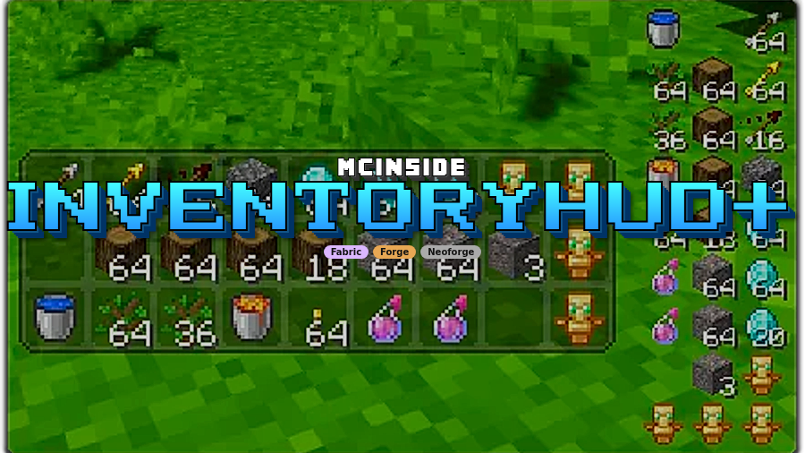InventoryHUD+ Mod (1.21.11) - thumbnail