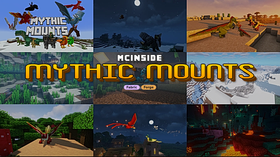 Mythic Mounts Mod (1.20.1) - thumbnail