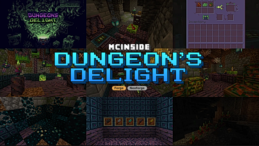 Dungeon's Delight Mod (1.21.1) - thumbnail