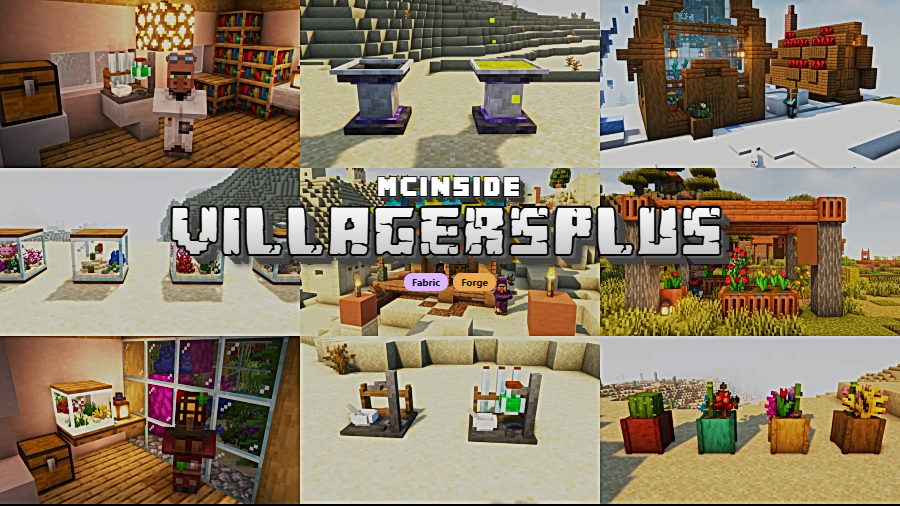 VillagersPlus Mod (1.20.1) - thumbnail