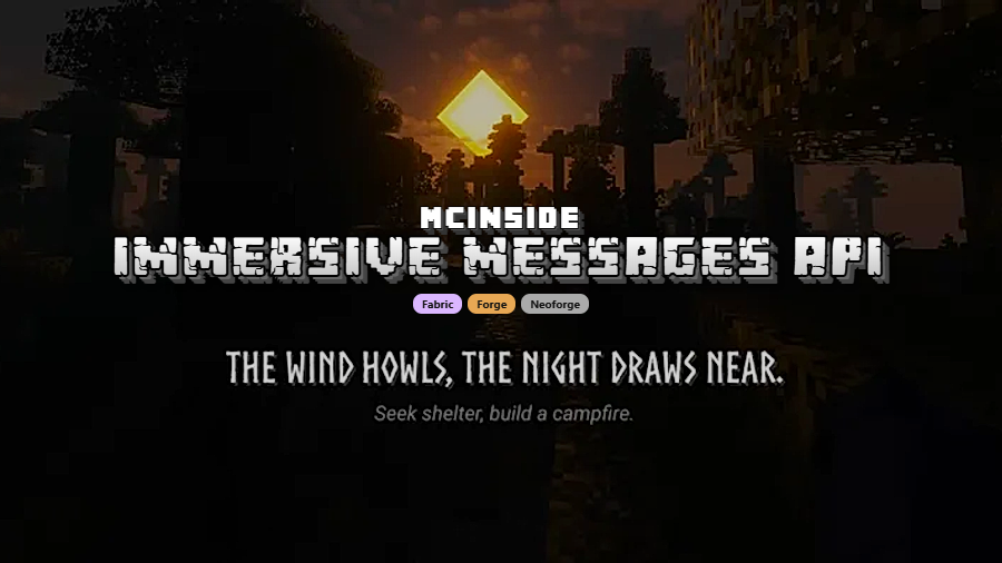 Immersive Messages API Mod