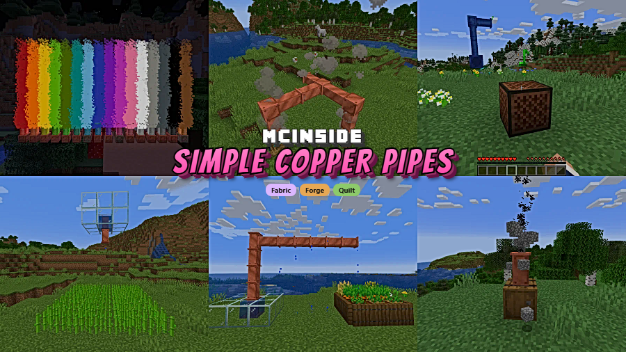 Simple Copper Pipes Mod