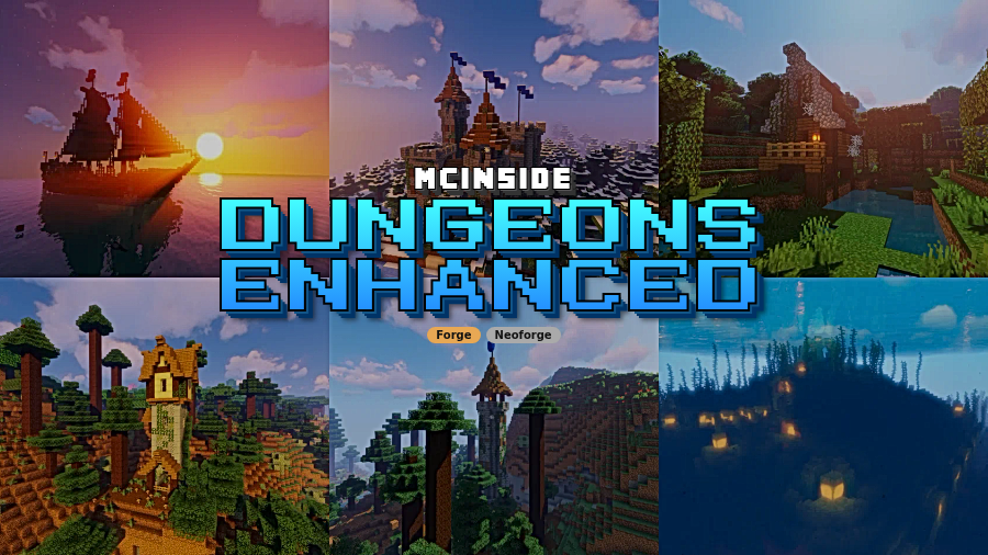 Dungeons Enhanced Mod (1.21.4) - thumbnail