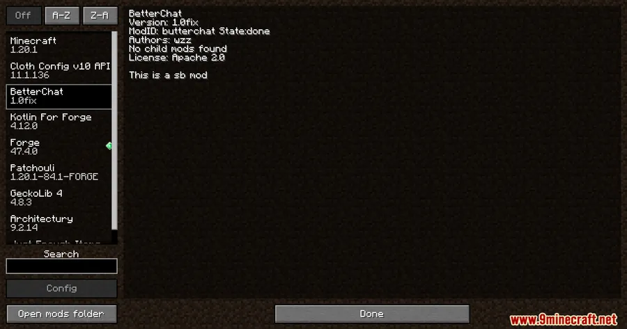 Wwz's Better Chat Mod screenshot 1