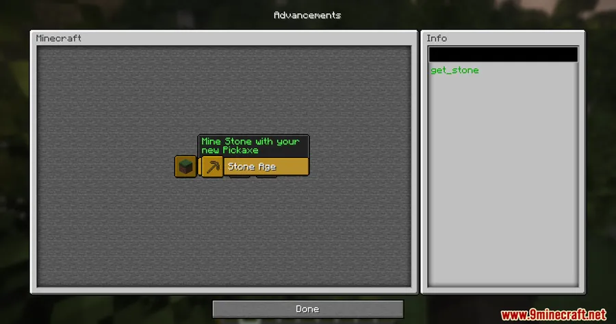 AdvancementInfo Update Mod screenshot 2 showing mod in action