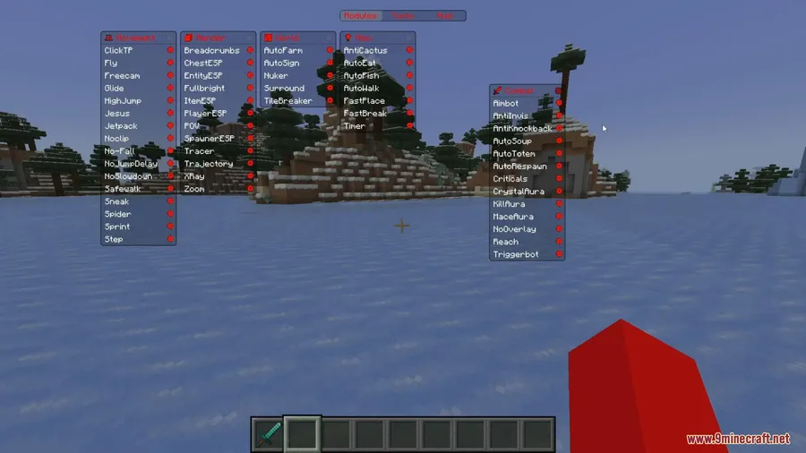 Aoba Client Mod screenshot 1