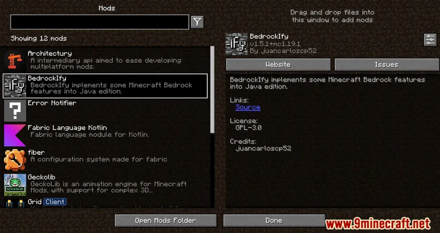 BedrockIfy Mod screenshot 1