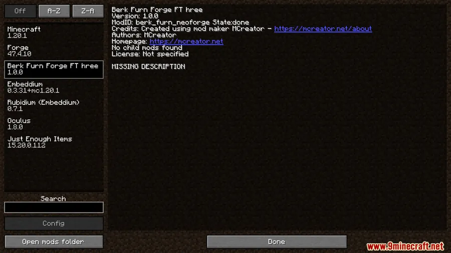 Berk Furniture Mod screenshot 1 showing mod in action